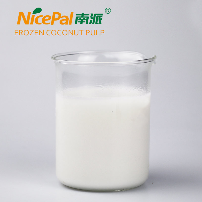 Factory bulk supplybest price quick frozen coconut milk, frozen coconut pulp no additives