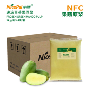 NFC Frozen Green Mango Pulp ( Keitt Mango Puree)