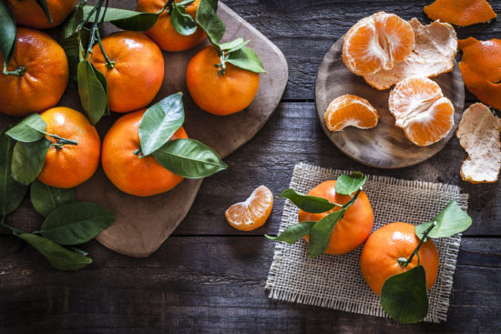 peeled clementine